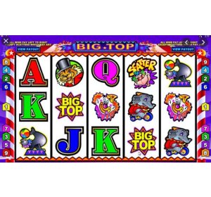 เกมสล็อต Big Top การพนันออนไลน์ คืนกำไรรวดเร็ว  